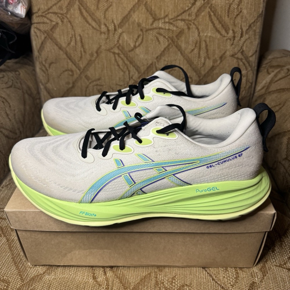 Asics Gel-Cumulus 27 Shoes Men's Size 15 Neon Sneakers EUC!